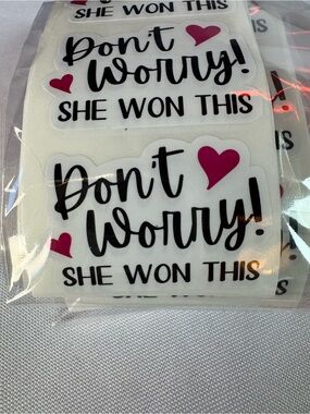★ Don't Worry She Won This Prize Winner Happy Mail Stickers Set of 16